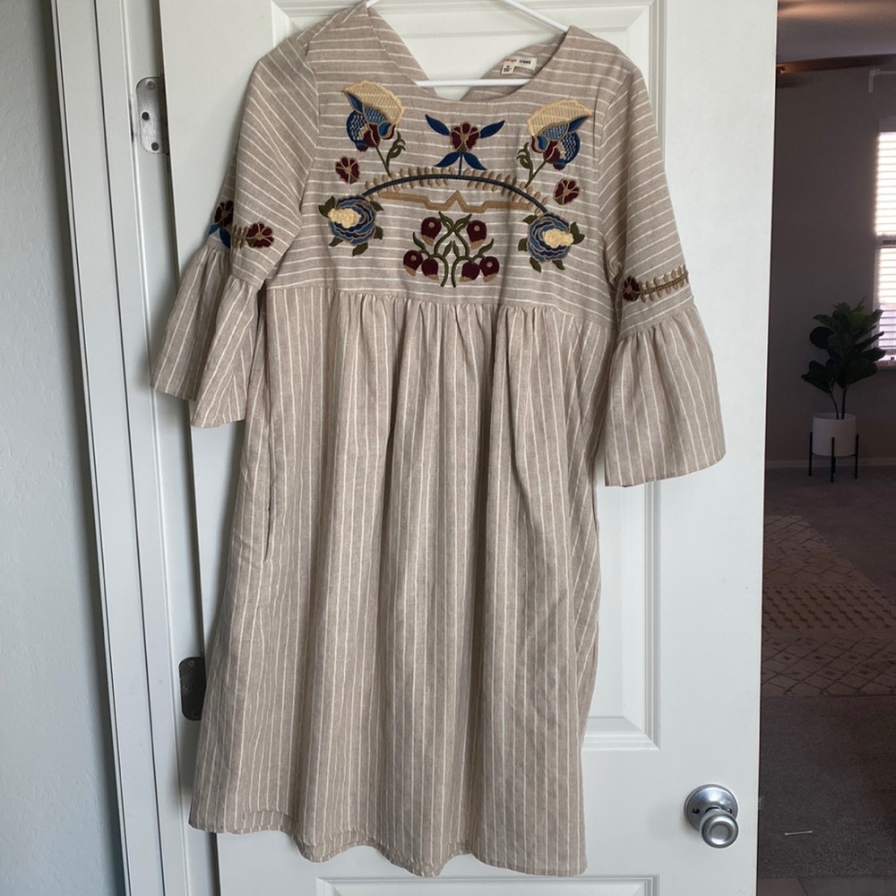 Orange Creek midi dress